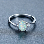 Opal Serenity Embrace Ring