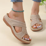 ROBIN | CROSSOVER ORTHOPEDIC WEDGE SANDALS