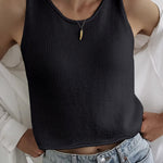 KAREEM™ - Casual Round Neck Vest Pullover Top