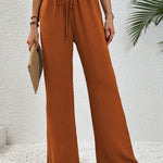 NIKU™ - Casual Wide Leg Drawstring Pants