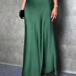 FIONA™ - Satin High-Waist Skirt