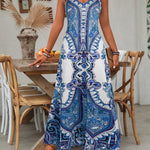 PUGAR™ - Chic Summer Sleeveless Strap Maxi Dress