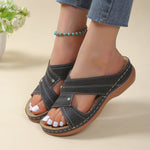 ROBIN | CROSSOVER ORTHOPEDIC WEDGE SANDALS