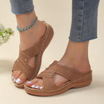 ROBIN | CROSSOVER ORTHOPEDIC WEDGE SANDALS