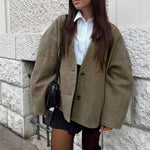GILDA™ – Classy Long Sleeve Button Down Jacket