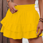 GAIL™ - Casual Ruffle Tiered Boho Shorts