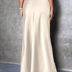 FIONA™ - Satin High-Waist Skirt