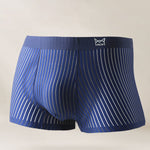 2 Pack Silk Striped Men's Super Thin Underwear