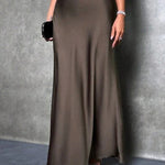 FIONA™ - Satin High-Waist Skirt