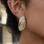Timeless Polished Gemstone Earrings