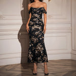 EUNOIA™ - Elegant Off Shoulder Backless Mermaid Dress