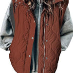 DARCY™ - Chic Lightweight Button-Up Puffer Vest