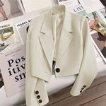 CORALIE™ - Sophisticated Cropped Blazer