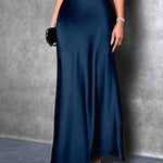 FIONA™ - Satin High-Waist Skirt