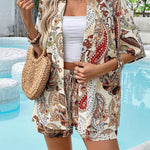 FANNIE™ – Simple Summer Floral Top and Shorts Set