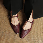 Wilhelmina | Genuine Leather Mules