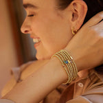 Radiant Gemstone Bracelet