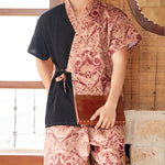 Printed Kimono Pajamas For Men
