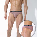 2 Pack Men's Trendy Seamless Waistband Ultra-Soft Fabric Stay-Put Fit Briefs