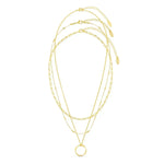 Triple Strand Layer Necklace