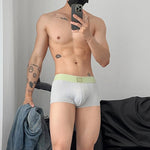 3 Pack Men's Ultra-Soft Modal Seamless Comfort Comfy Waistband Trunks