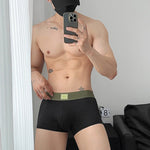 3 Pack Men's Ultra-Soft Modal Seamless Comfort Comfy Waistband Trunks