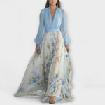 Annabelle | Sparkling Floral Maxi Dress