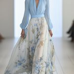 Abigail™ - Maxi Dress with Dazzling Floral Print