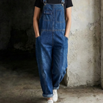 Jade | Baggy Bib Denim Overalls