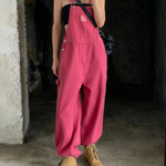 Chloe | Wide Leg Bib Overalls