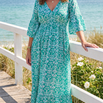 Pauline | Bohemian Midi Dress