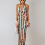 Keeva | Backless V-Neck Maxi Dress