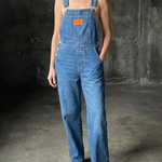 Harper | Straight Leg Bib Denim Overalls