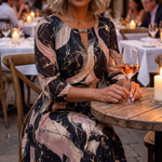 Cerelia | Line Maxi Dress