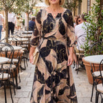 Cerelia | Line Maxi Dress