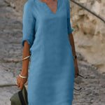 Kara | V-Neck Day Dress