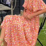 Natalie | Flattering Printed Maxi Dress