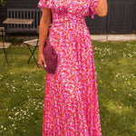 Natalie | Flattering Printed Maxi Dress