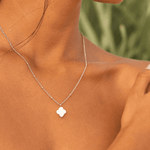 Summer Tile Pendant Necklace