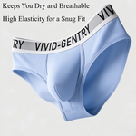 3 Pack Men's U-Pouch Enhanced Large Pouch Double Layer Breathable Briefs