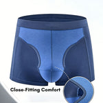 2 Pack Men's Mesh Antibacterial Support Lift & Separate Pouch Trunks
