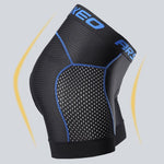 Men's Breathable Mesh High-Elasticity Foam Pad Quick-Dry Activewear Tights