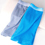 2 Pack Men's Ice Silk Ultra-Soft Mesh Breathable Cooling Comfort Midway Briefs