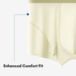 3 Pack Men's Seamless & Comfortable Mid-Rise Icy Silk Trunks