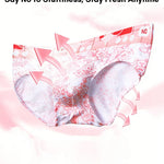 4 Pack Men's Antibacterial Cotton Breathable with Trendy Print Briefs