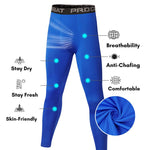 Men's Moisture-Wicking Breathable High-Elasticity Form-Fitting Activewear Tights