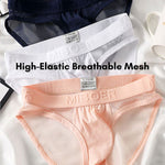 3 Pack Men's Comfortable Sport Fit High-Stretch Mesh Briefs