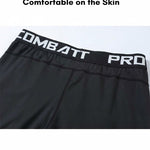 3 Pack Men's Quick-Dry Compression Breathable Activewear Tights