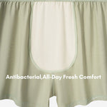 2 Pack Men's Breathable Day-Long Comfort Skin-Friendly Loungewear Shorts