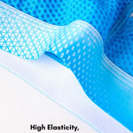 2 Pack Men's Ice Silk Ultra-Soft Mesh Breathable Cooling Comfort Midway Briefs